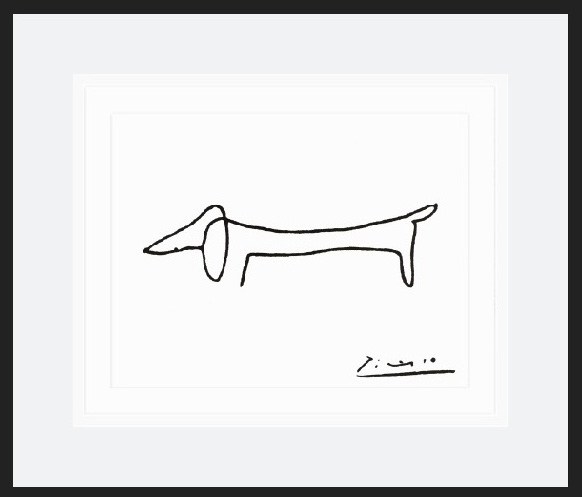 Pablo Picasso the dog